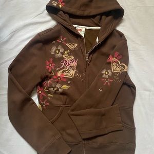 ⚡️SOLD⚡️ VINTAGE Roxy Embroidered Hoodie